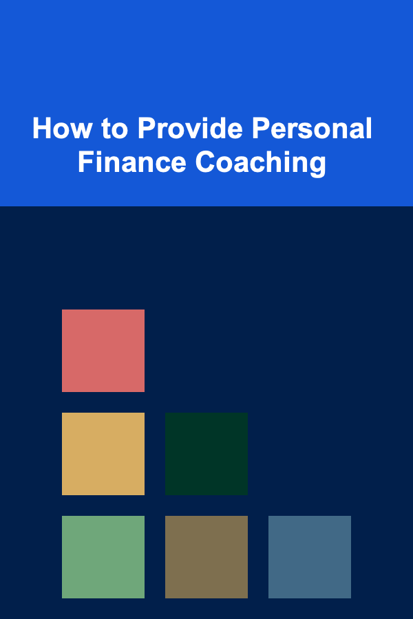 How to Provide Personal Finance Coaching