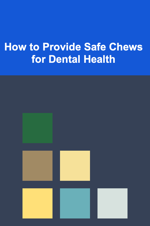 How to Provide Safe Chews for Dental Health