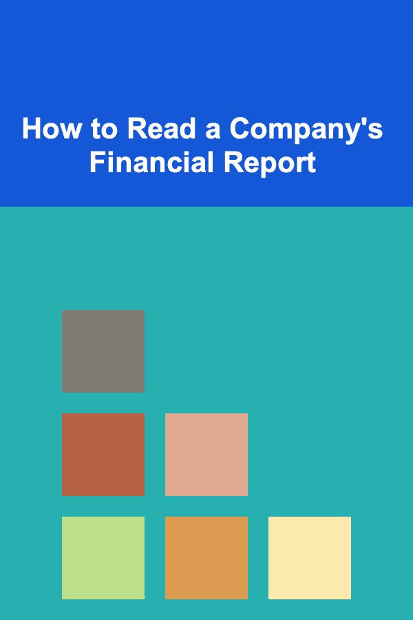 How to Read a Company's Financial Report
