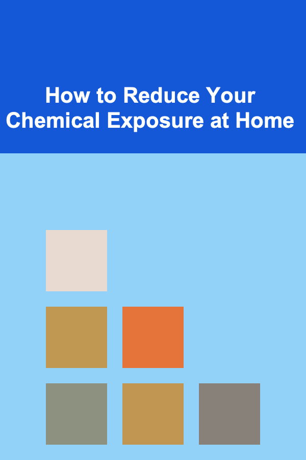 How to Reduce Your Chemical Exposure at Home