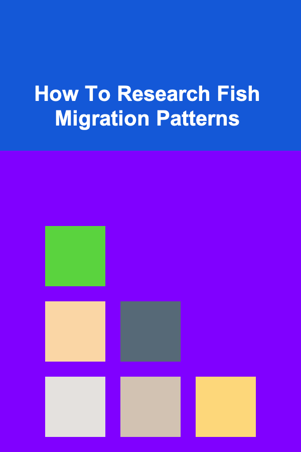 How To Research Fish Migration Patterns
