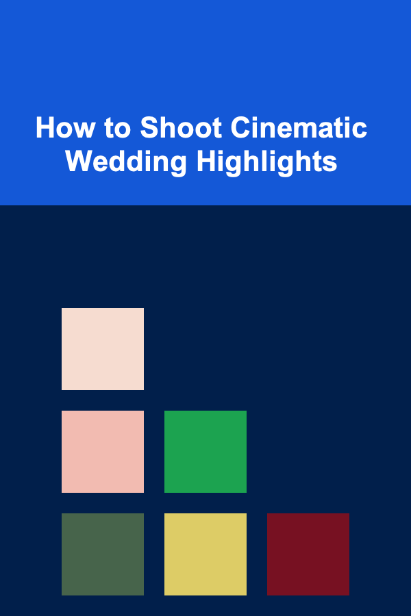 How to Shoot Cinematic Wedding Highlights