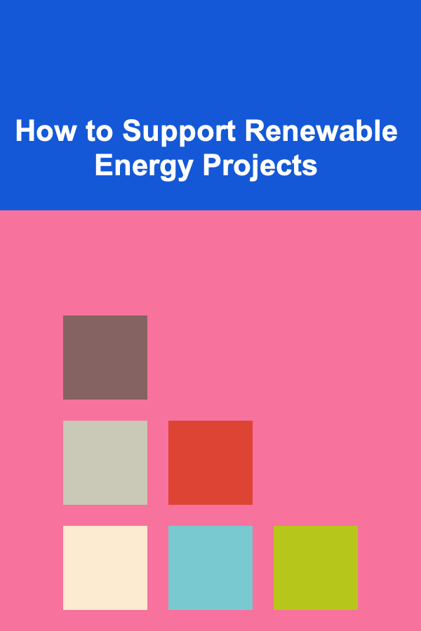 How to Support Renewable Energy Projects