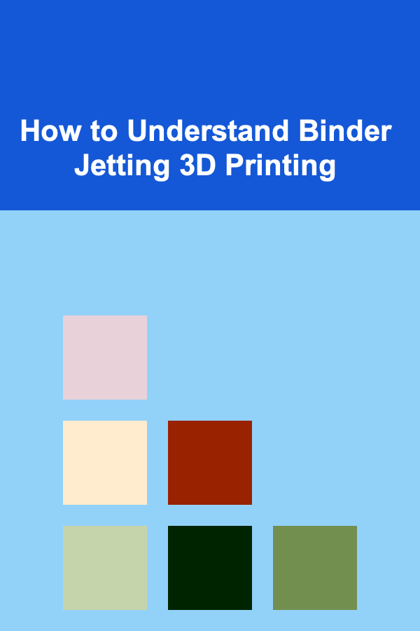 How to Understand Binder Jetting 3D Printing