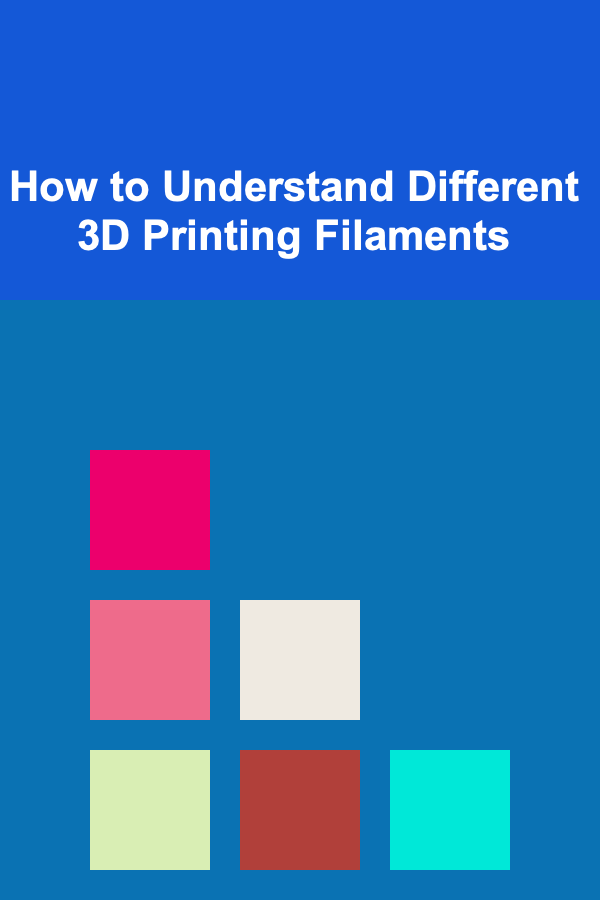 How to Understand Different 3D Printing Filaments