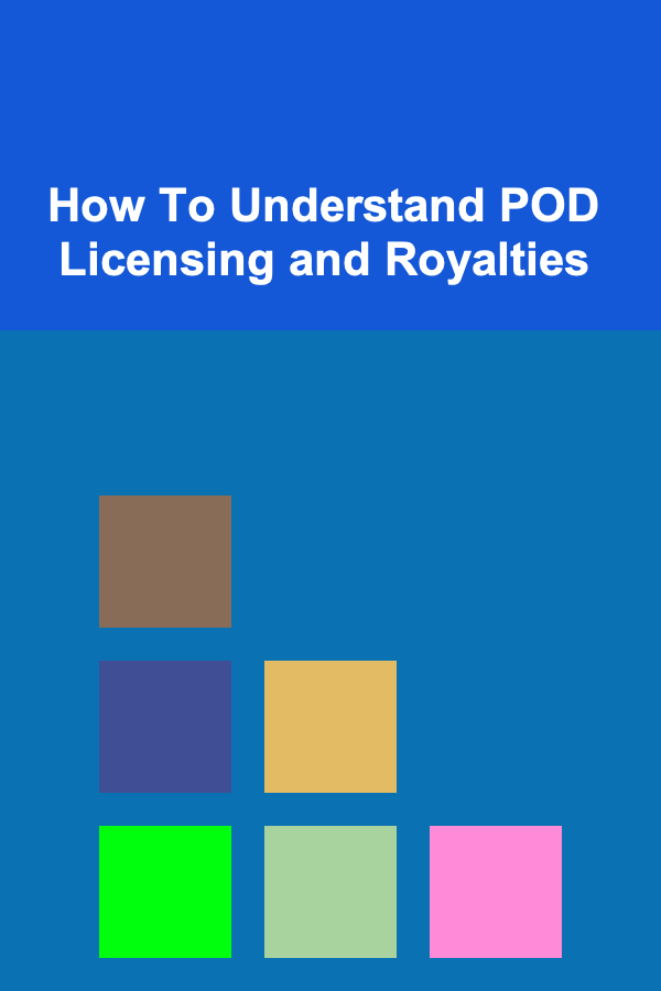 How To Understand POD Licensing and Royalties