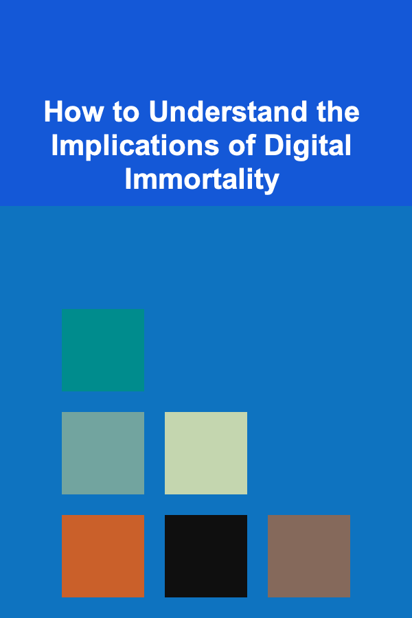 How to Understand the Implications of Digital Immortality