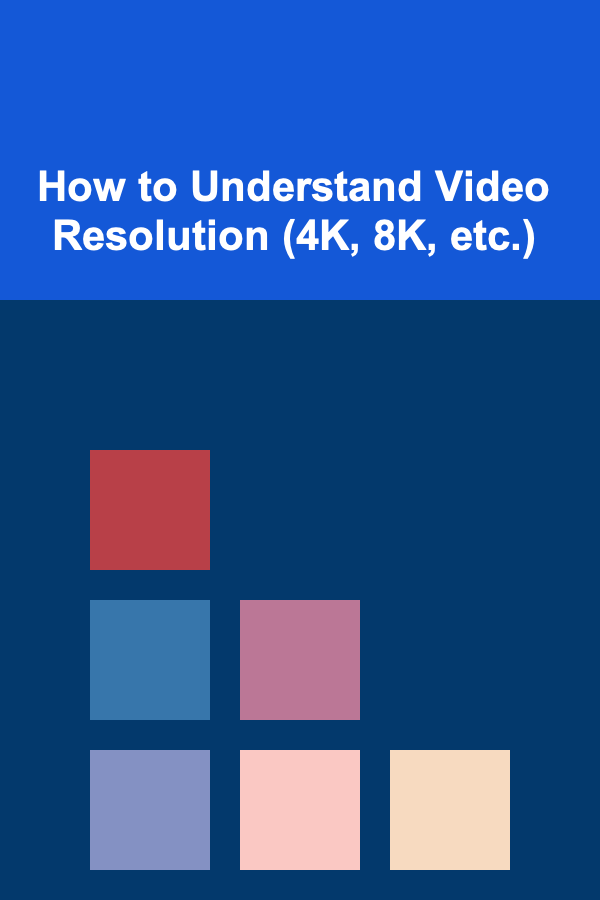 How to Understand Video Resolution (4K, 8K, etc.)