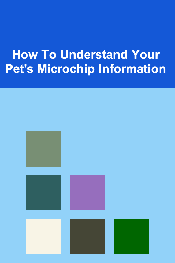 How To Understand Your Pet's Microchip Information
