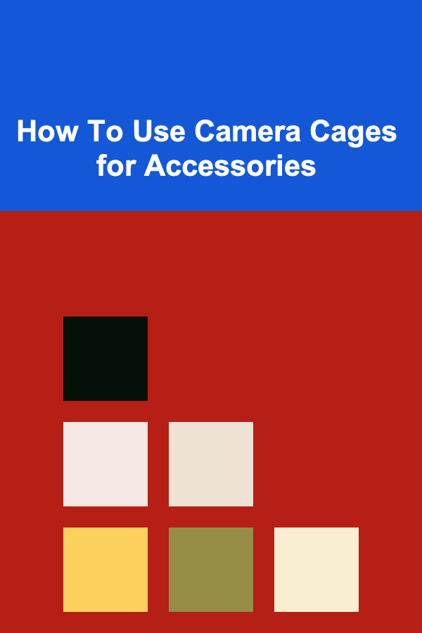 How To Use Camera Cages for Accessories