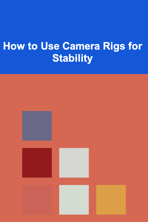 How to Use Camera Rigs for Stability