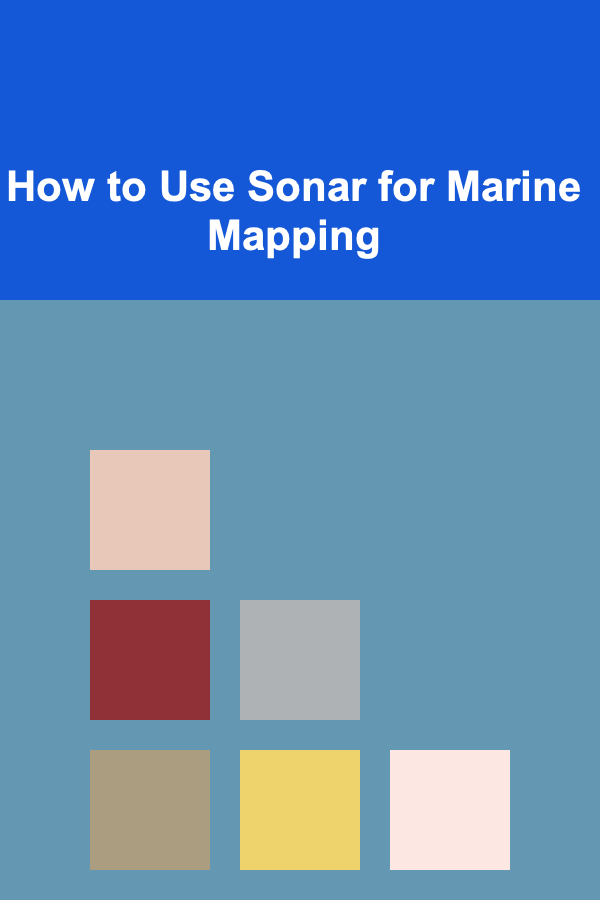 How to Use Sonar for Marine Mapping