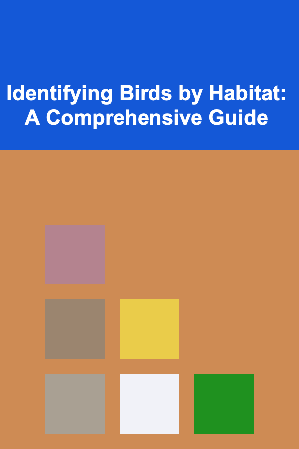 Identifying Birds by Habitat: A Comprehensive Guide