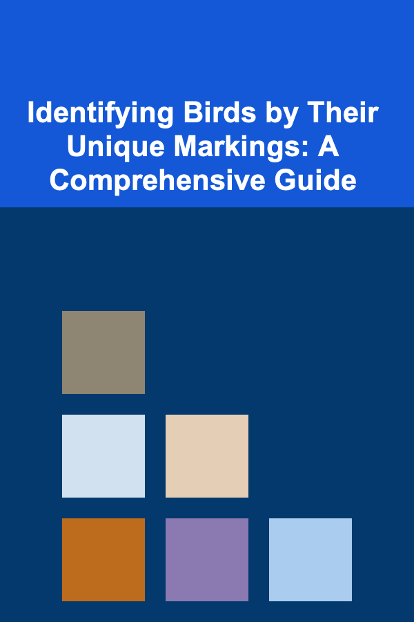 Identifying Birds by Their Unique Markings: A Comprehensive Guide