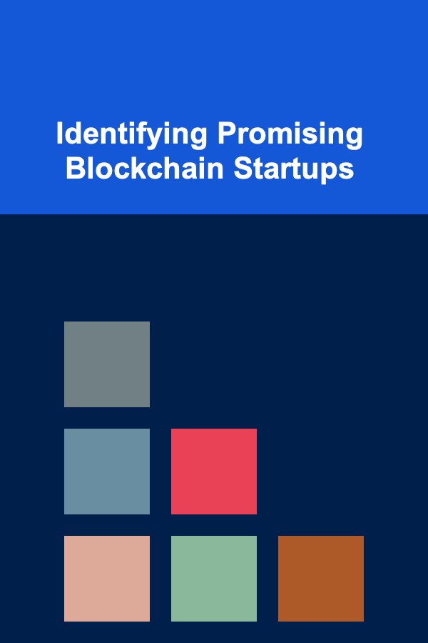 Identifying Promising Blockchain Startups