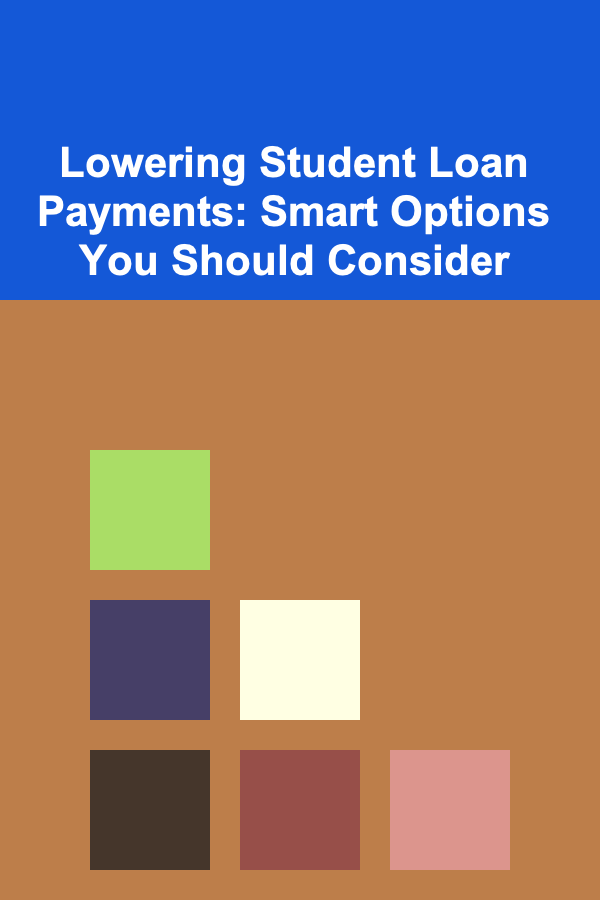Lowering Student Loan Payments: Smart Options You Should Consider