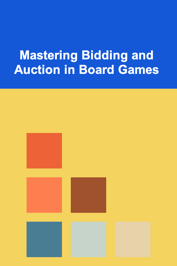 Mastering Bidding and Auction in Board Games