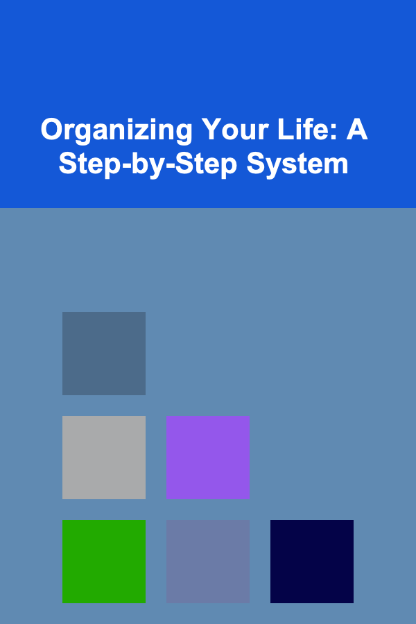 Organizing Your Life: A Step-by-Step System