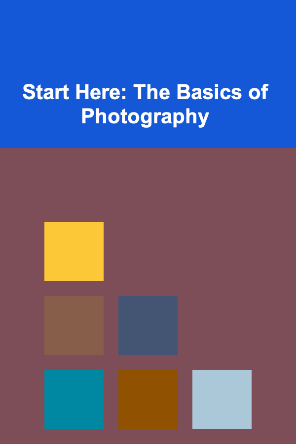 Start Here: The Basics of Photography