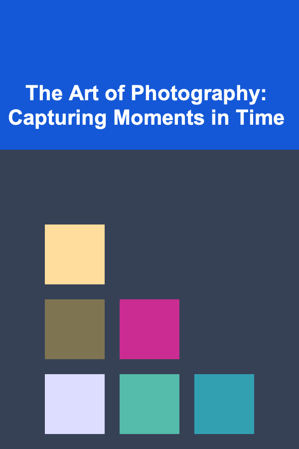 The Art of Photography: Capturing Moments in Time