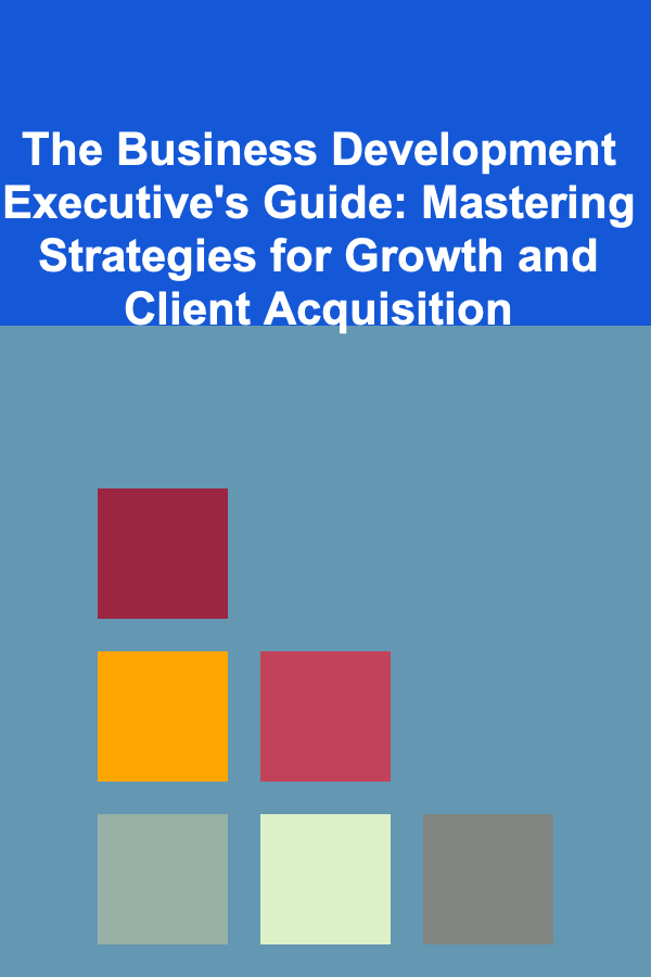 The Business Development Executive's Guide: Mastering Strategies for Growth and Client Acquisition