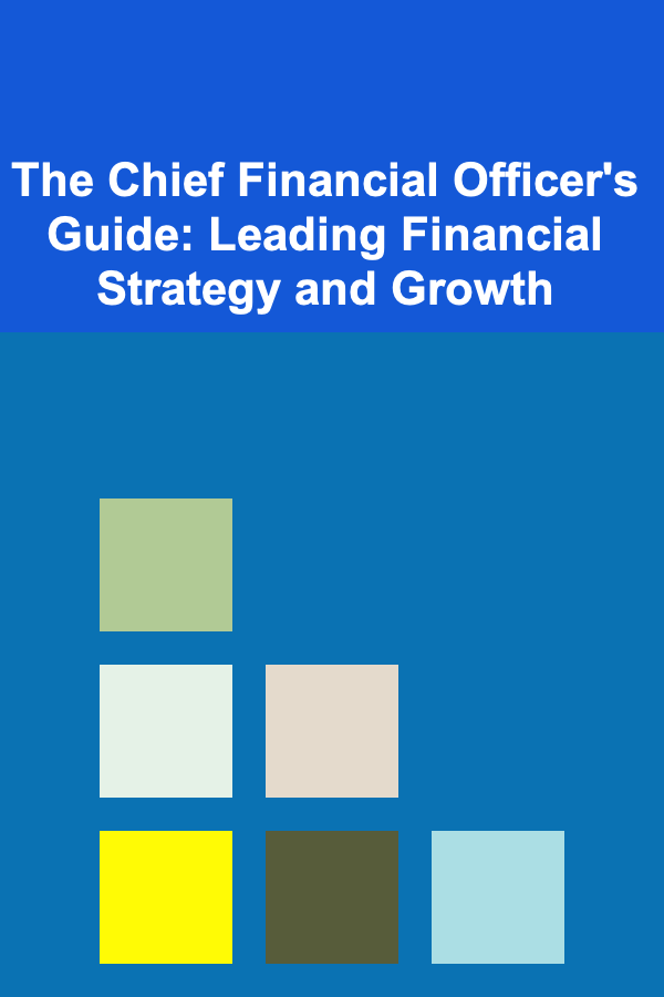 The Chief Financial Officer's Guide: Leading Financial Strategy and Growth