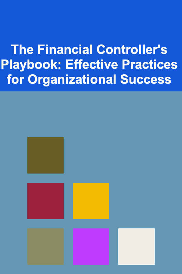 The Financial Controller's Playbook: Effective Practices for Organizational Success