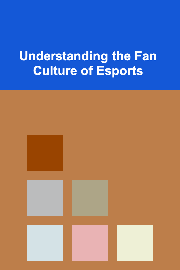 Understanding the Fan Culture of Esports