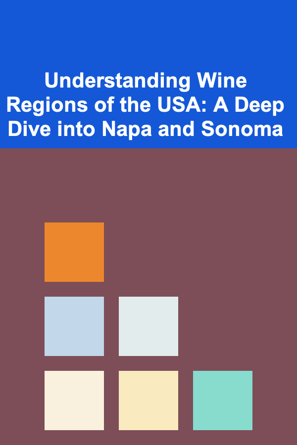 Understanding Wine Regions of the USA: A Deep Dive into Napa and Sonoma