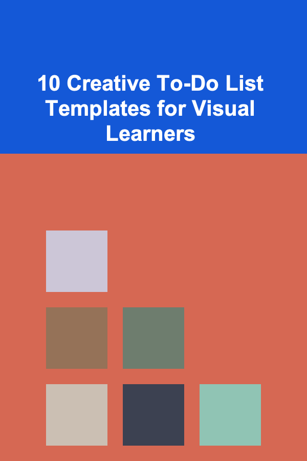 10 Creative To-Do List Templates for Visual Learners