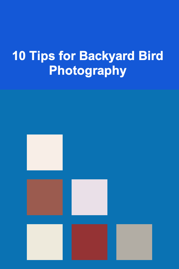 10 Tips for Backyard Bird Photography
