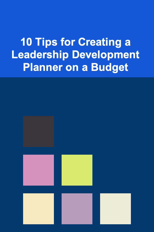 10 Tips for Creating a Leadership Development Planner on a Budget
