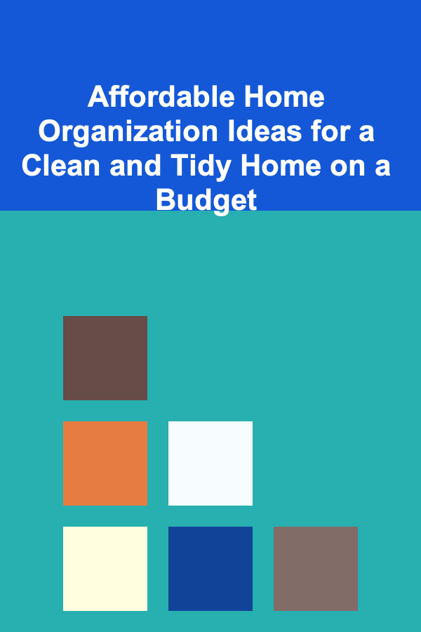 Affordable Home Organization Ideas for a Clean and Tidy Home on a Budget