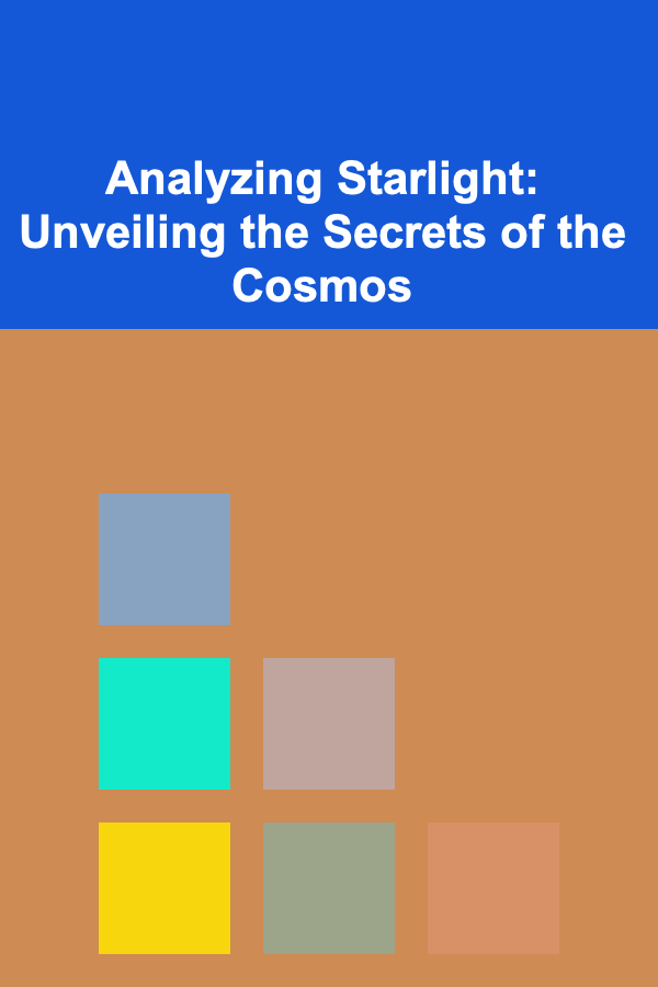 Analyzing Starlight: Unveiling the Secrets of the Cosmos