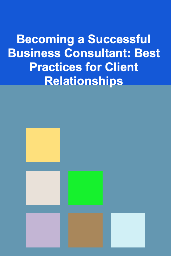 Becoming a Successful Business Consultant: Best Practices for Client Relationships