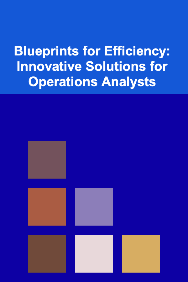 Blueprints for Efficiency: Innovative Solutions for Operations Analysts