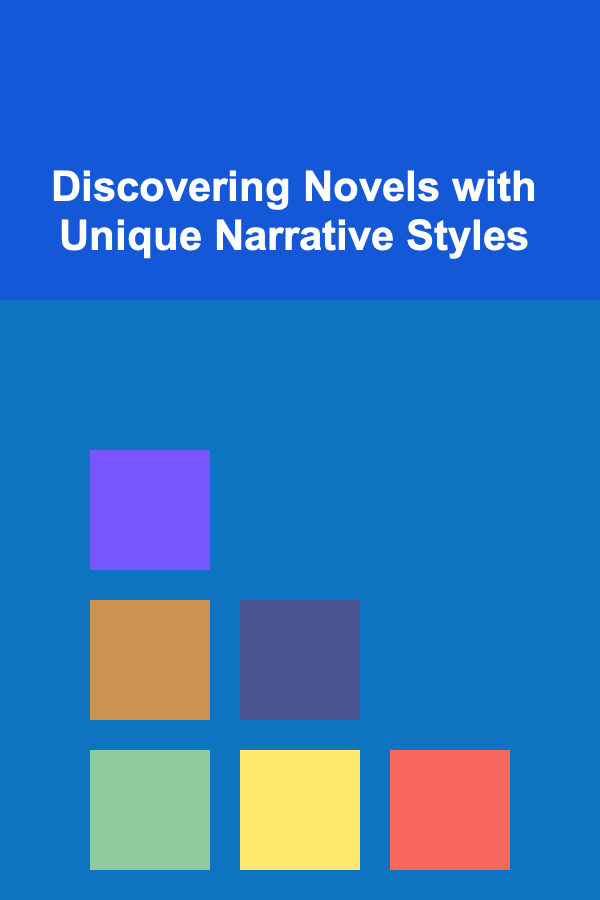 Discovering Novels with Unique Narrative Styles