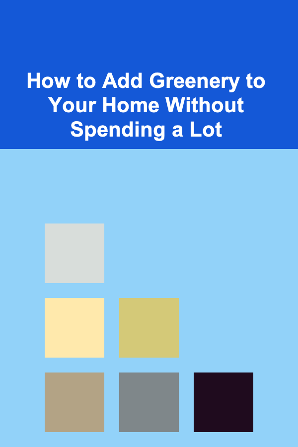 How to Add Greenery to Your Home Without Spending a Lot