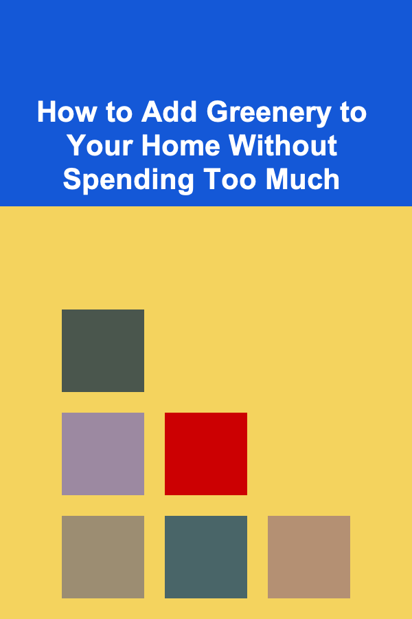 How to Add Greenery to Your Home Without Spending Too Much