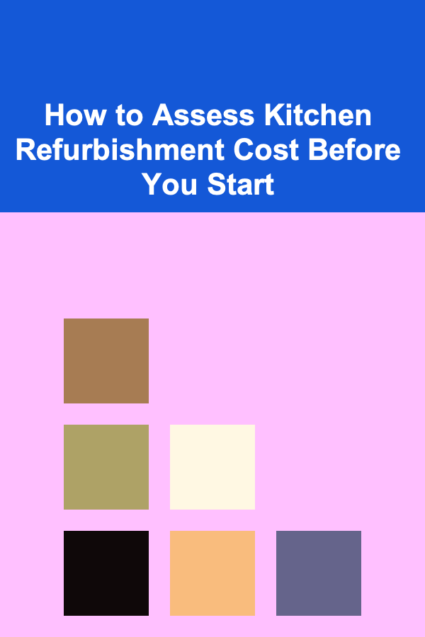 How to Assess Kitchen Refurbishment Cost Before You Start