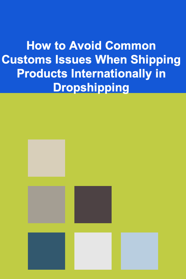 How to Avoid Common Customs Issues When Shipping Products Internationally in Dropshipping