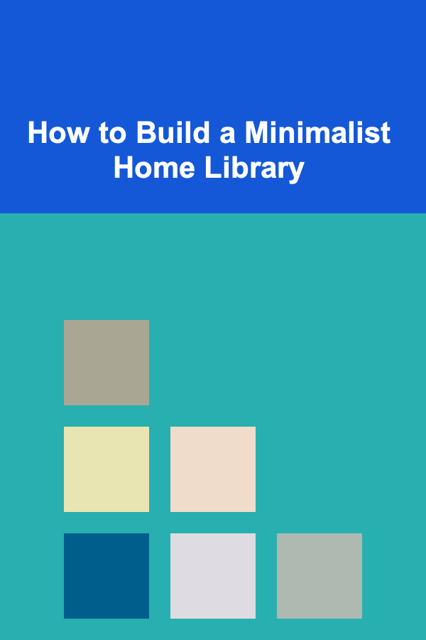How to Build a Minimalist Home Library