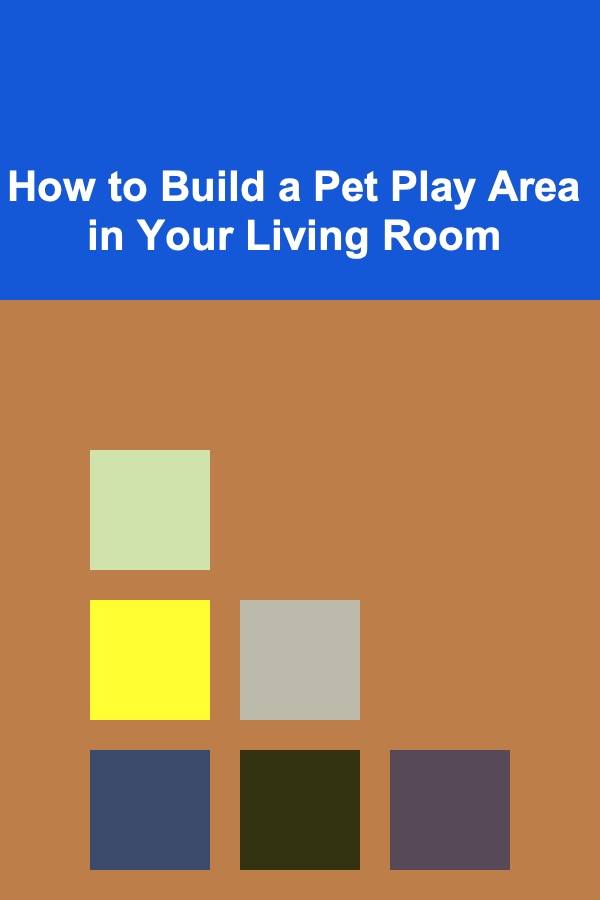How to Build a Pet Play Area in Your Living Room