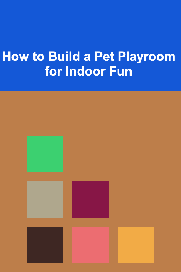 How to Build a Pet Playroom for Indoor Fun