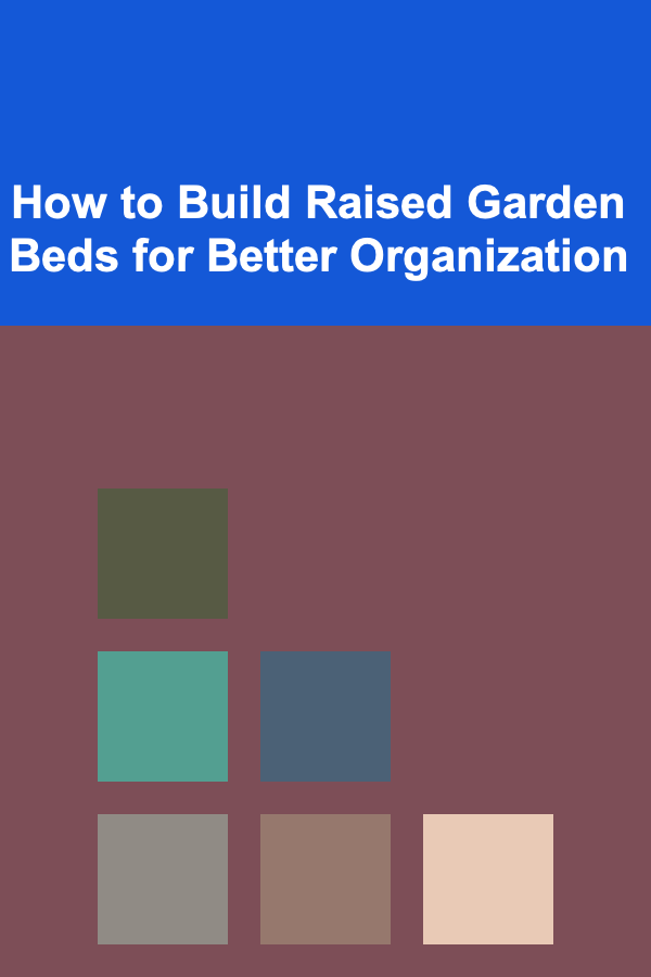 How to Build Raised Garden Beds for Better Organization