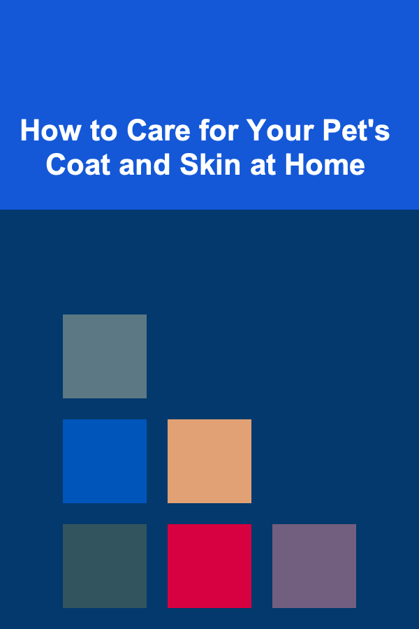 How to Care for Your Pet's Coat and Skin at Home