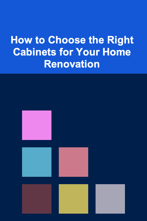 How to Choose the Right Cabinets for Your Home Renovation