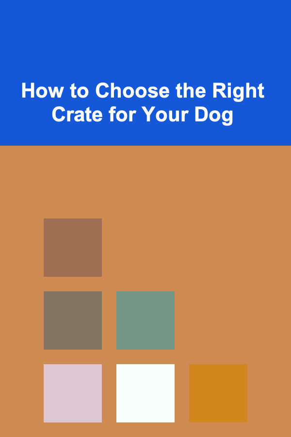 How to Choose the Right Crate for Your Dog