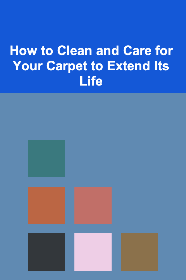 How to Clean and Care for Your Carpet to Extend Its Life