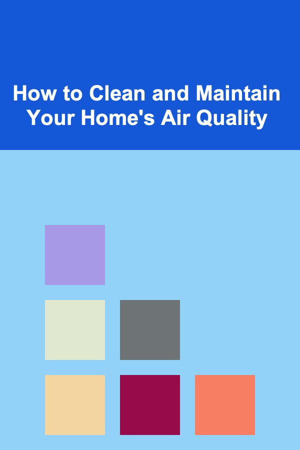 How to Clean and Maintain Your Home's Air Quality